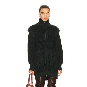 Varley Black Ribbed Tori Jacket